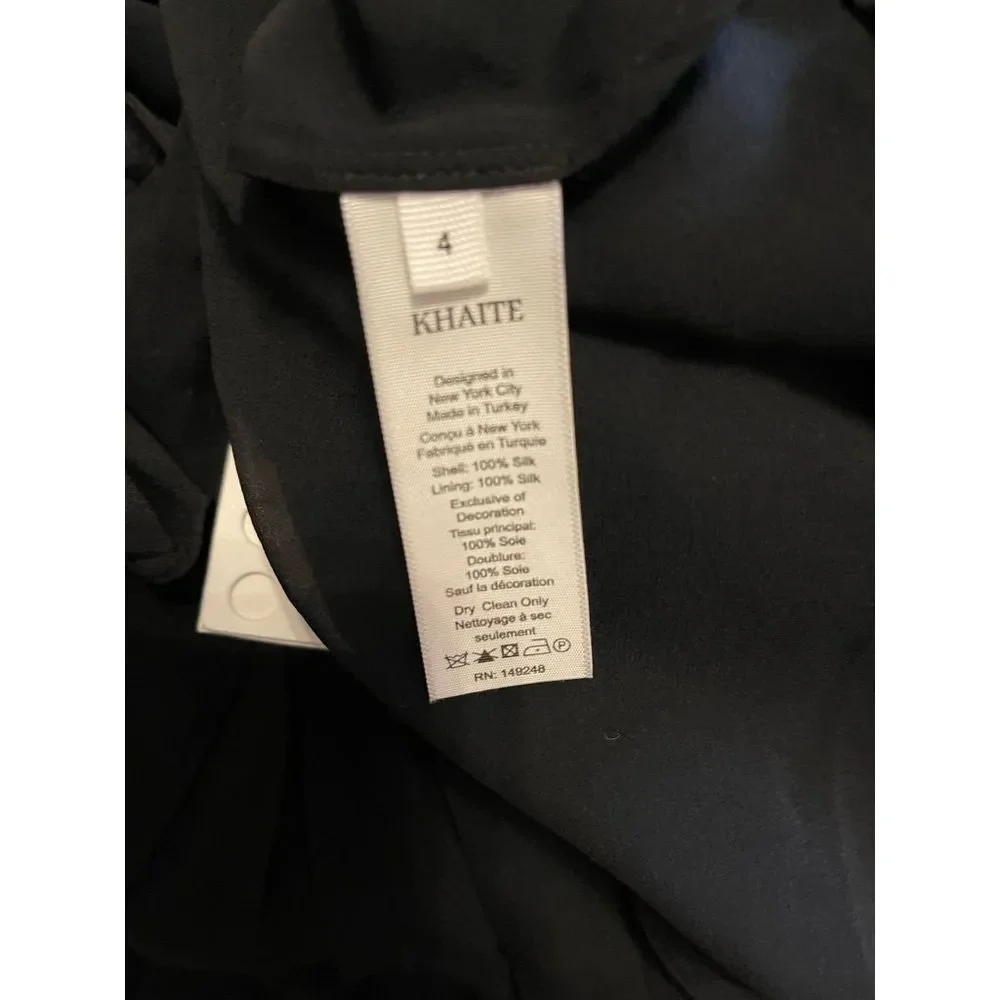 KHAITE The Rami Dress In black - Picture 11 of 11